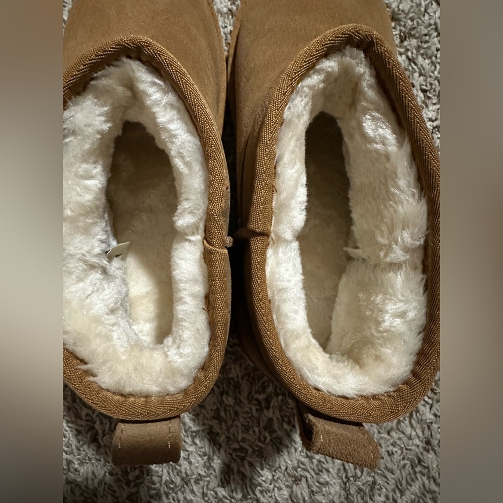 PROJECT CLOUD Hippy Women’s Ankle Boots 100% Genuine Suede in Chestnut - Picture 3 of 7